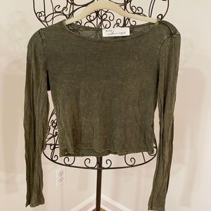 Vintage Havana olive green long sleeve